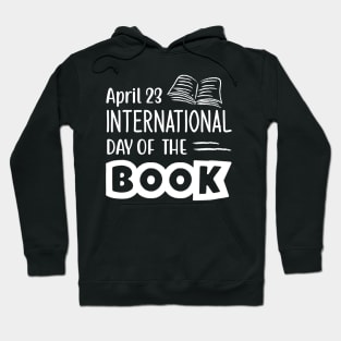 World International Book Day for Book Lovers Library Reading Hoodie